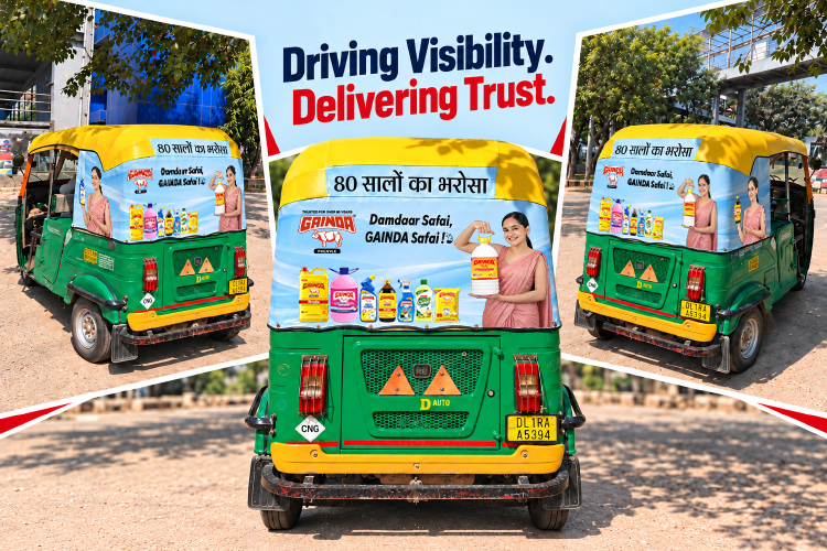 GAINDA Phenyle Auto Branding Campaign Delhi